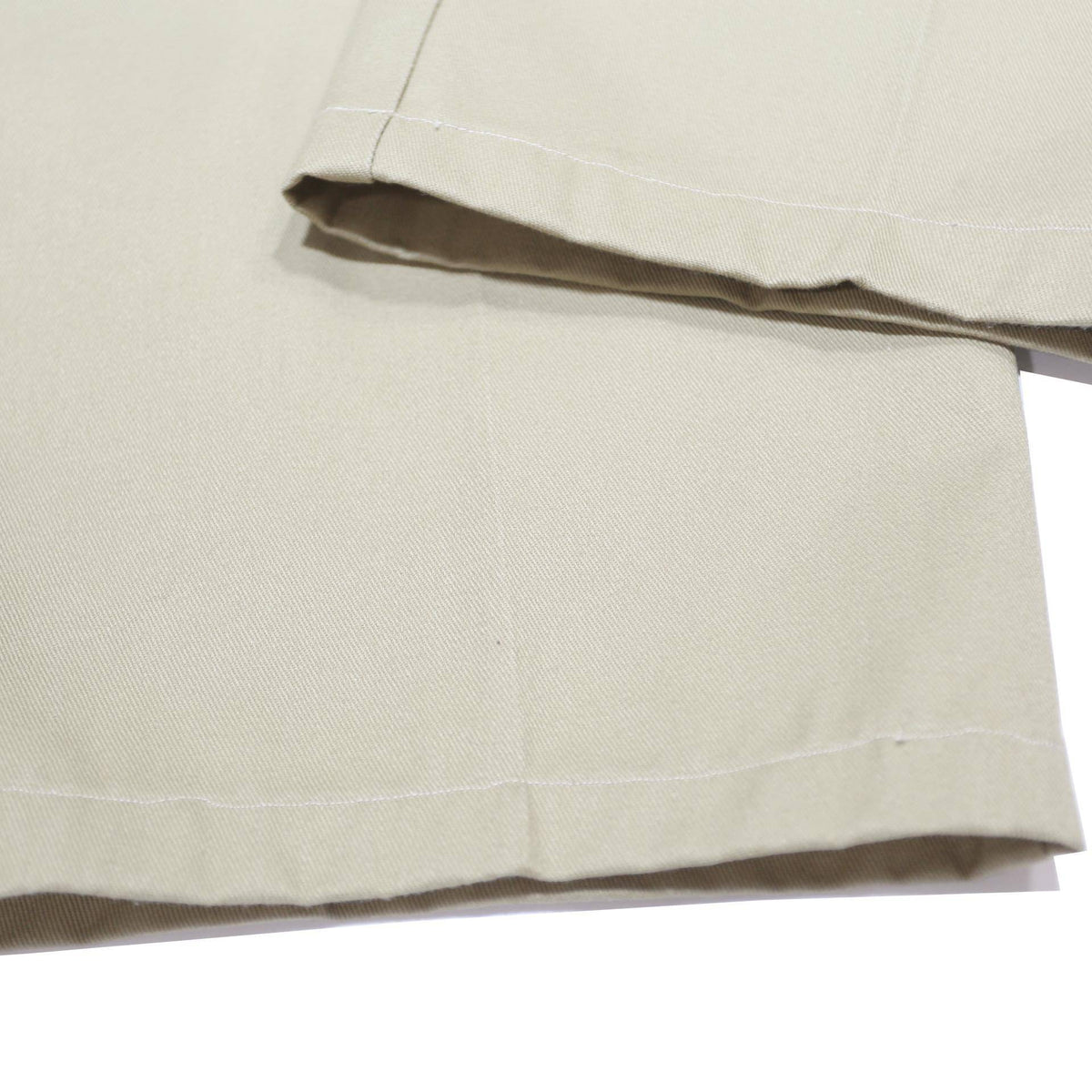 DICKIES Mens Cotton Blend Beige Regular Fit Straight Leg Trousers W42 L26