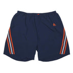ADIDAS Mens Shorts Navy Blue & Orange Casual XL W32 Polyester Sportswear