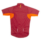 MAVIC Full Zip Cycling Mens Jersey Maroon High Neck S
