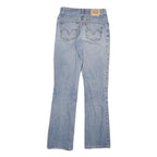 LEVI'S 550 Womens Relaxed Straight Denim Medium W24 L31 Blue Cotton Blend Zip