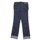 LEVI'S 513 Womens Jeans Blue Regular Straight Denim Medium W28 L30 Stylish