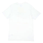 NIKE Mens White Crew Neck Graphic T-Shirt M Cotton Blend Casual Sportswear
