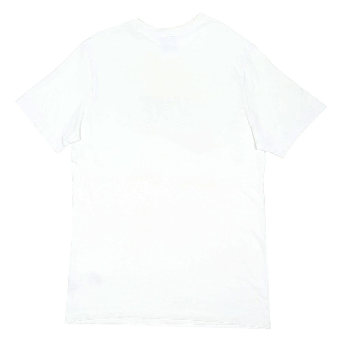 NIKE Mens White Crew Neck Graphic T-Shirt M Cotton Blend Casual Sportswear