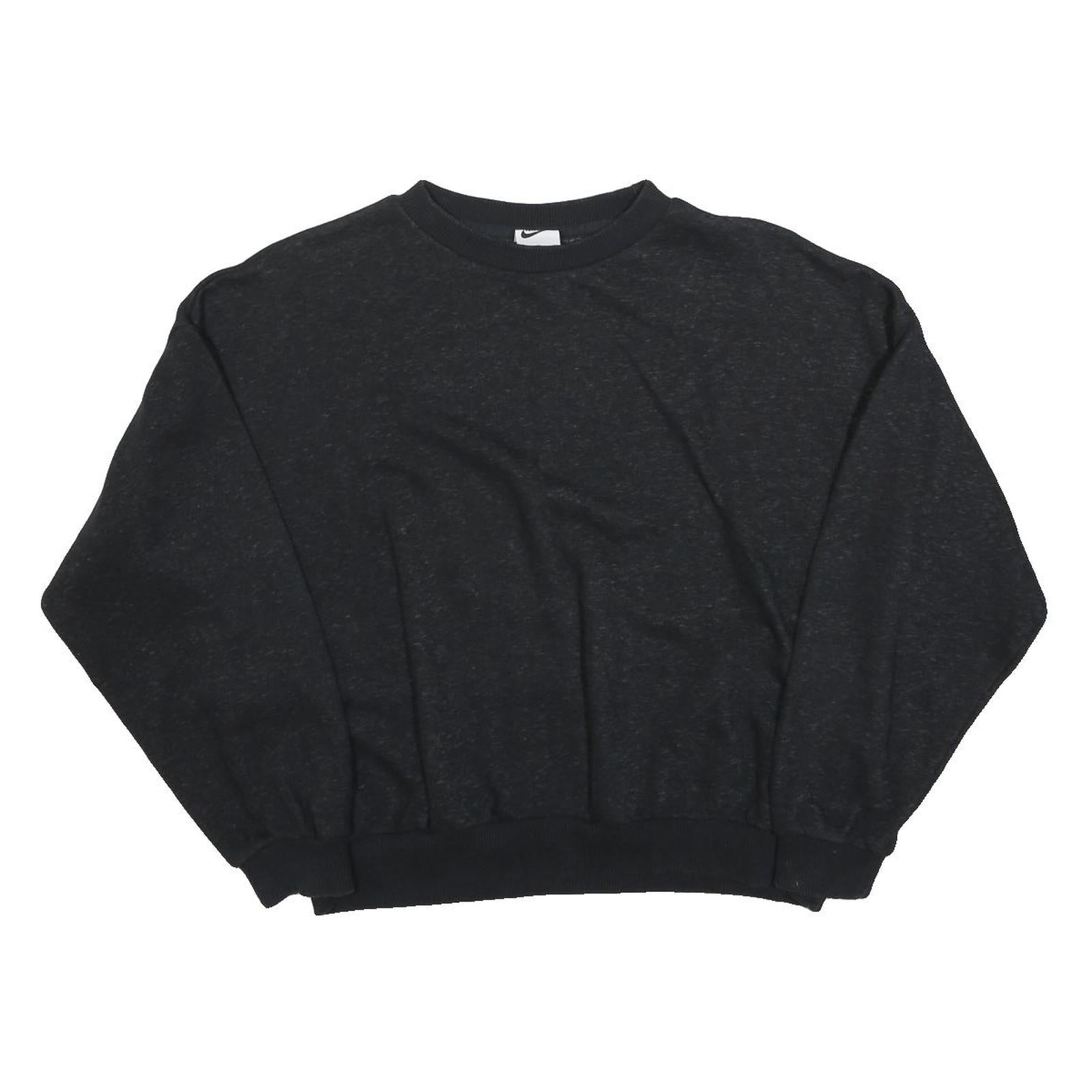NIKE Boys Black Cotton Blend Crew Neck XL Sweatshirt Pullover Casual