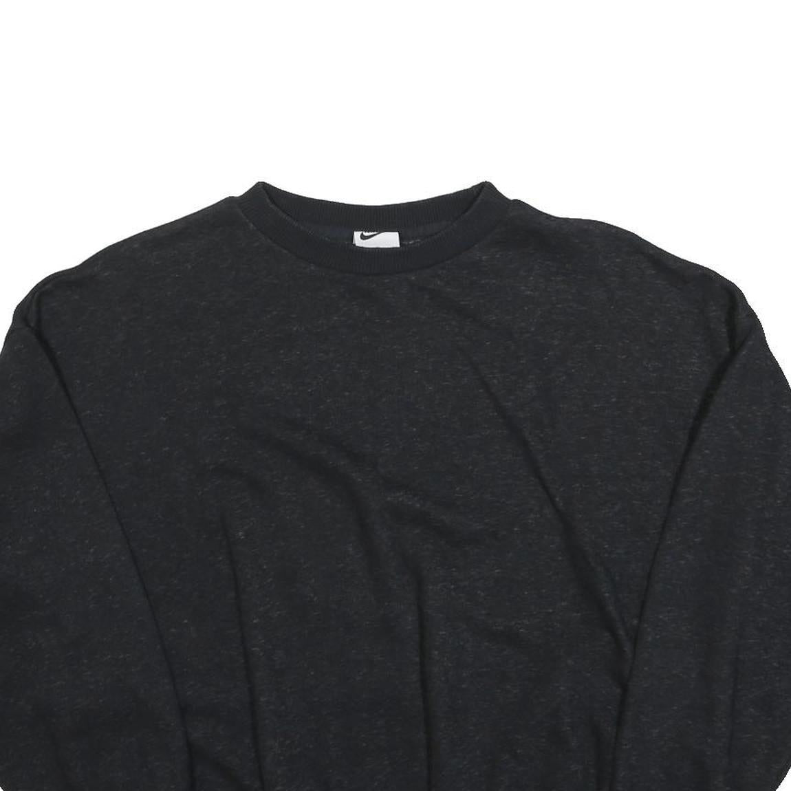 NIKE Boys Black Cotton Blend Crew Neck XL Sweatshirt Pullover Casual