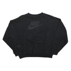 NIKE Boys Black Cotton Blend Crew Neck XL Sweatshirt Pullover Casual