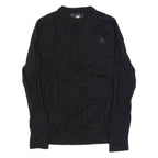 G-STAR Womens Jumper Black Tight Knit Wool XXS