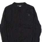 G-STAR Womens Jumper Black Tight Knit Wool XXS