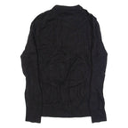 G-STAR Womens Jumper Black Tight Knit Wool XXS