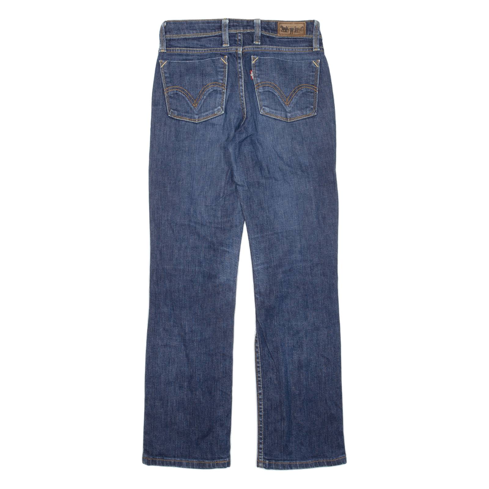 LEVI'S 627 Womens Jeans Blue Regular Straight W26 L27
