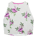 JOULES Womens Patterned Jumper White Striped Tight Knit UK 12