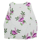 JOULES Womens Patterned Jumper White Striped Tight Knit UK 12