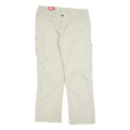 FJALLRAVEN Womens Polyester Blend Beige Regular Cargo Trousers W34 L30 Outdoor