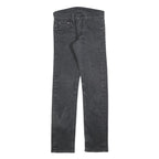 LEVI'S Mens Jeans Black Slim Skinny Denim Medium W29 L32 Zip Closure