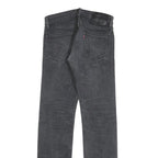 LEVI'S Mens Jeans Black Slim Skinny Denim Medium W29 L32 Zip Closure