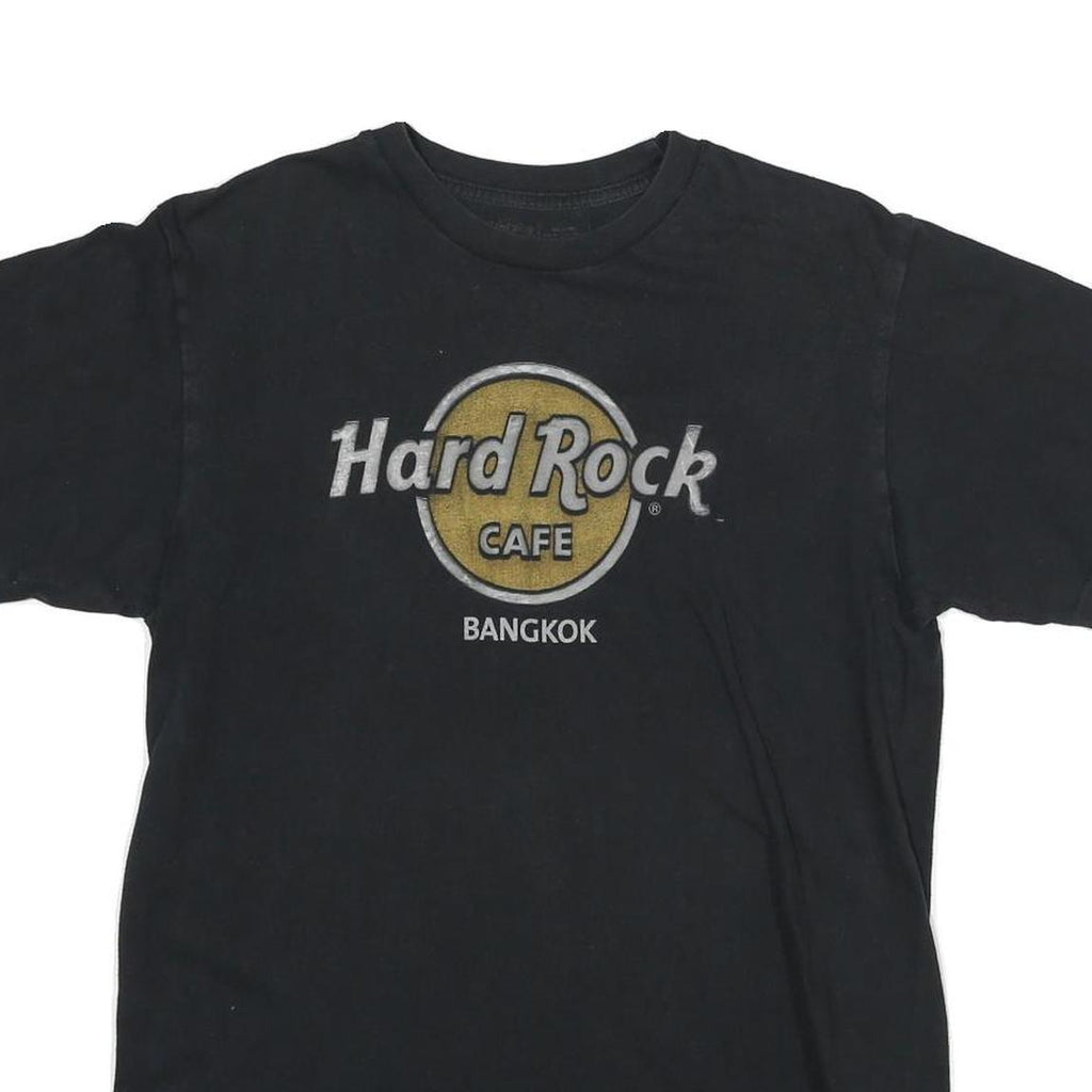 HARD ROCK CAFE Mens Black Bangkok Graphic T-Shirt M Short Sleeve Crew Neck