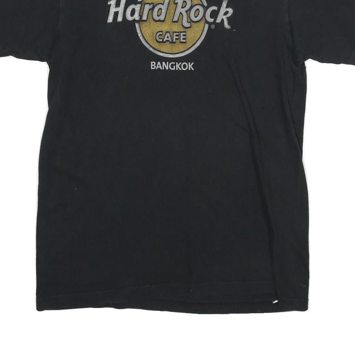 HARD ROCK CAFE Mens Black Bangkok Graphic T-Shirt M Short Sleeve Crew Neck