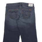 TRUE RELIGION Womens Denim Blue Shorts M W29 Cropped Casual