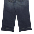 TRUE RELIGION Womens Denim Blue Shorts M W29 Cropped Casual