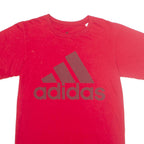 ADIDAS Mens T-Shirt Red S