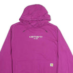 CARHARTT Womens Purple Hoodie XL Cotton Comfortable Casual Sweatshirt