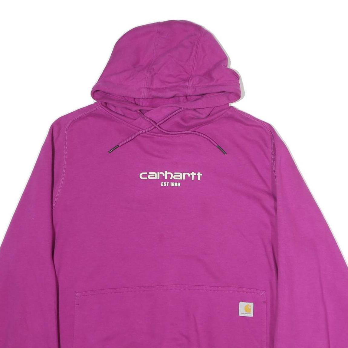 CARHARTT Womens Purple Hoodie XL Cotton Comfortable Casual Sweatshirt