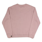 ELLESSE Womens Pink Cotton Blend Crew Neck UK 14 Sweatshirt Casual Pullover