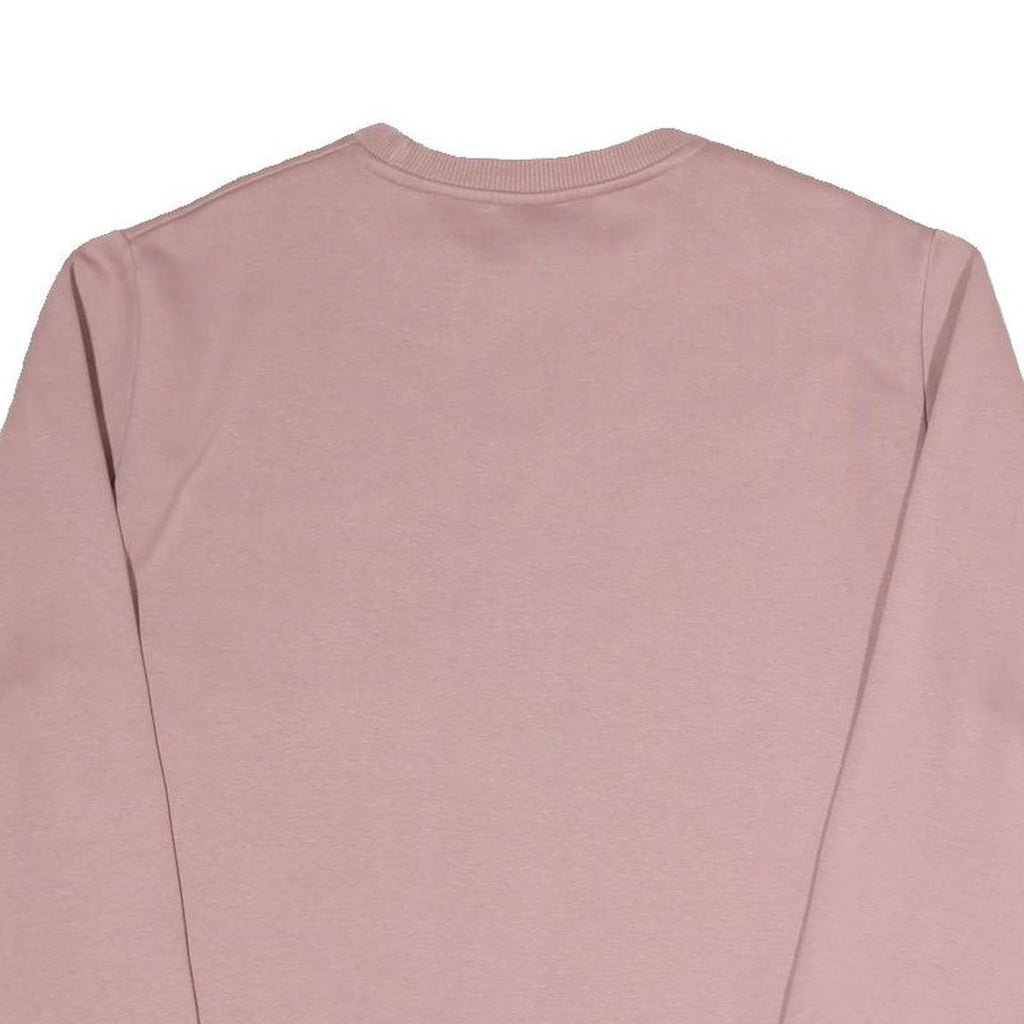 ELLESSE Womens Pink Cotton Blend Crew Neck UK 14 Sweatshirt Casual Pullover