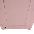 ELLESSE Womens Pink Cotton Blend Crew Neck UK 14 Sweatshirt Casual Pullover