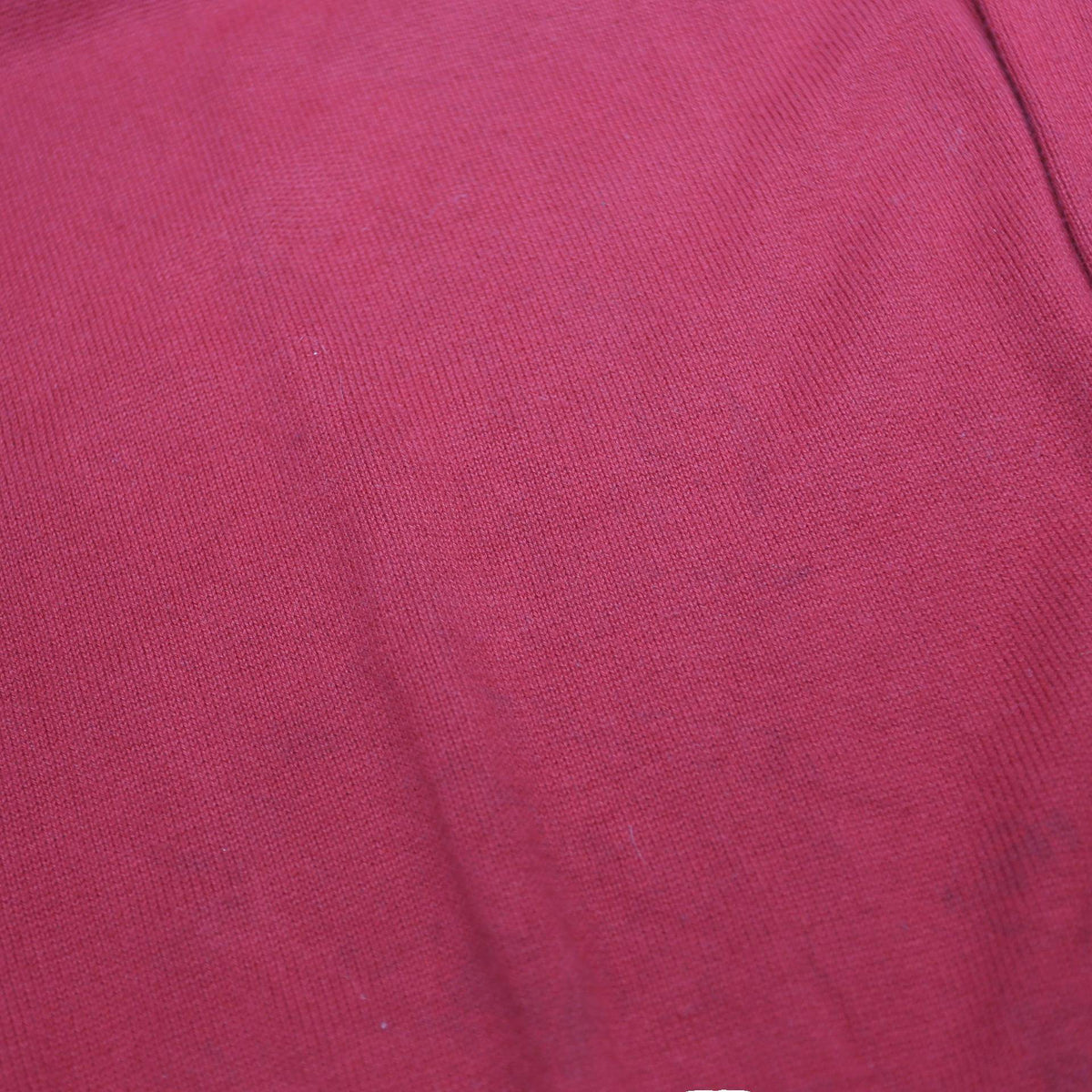 TOMMY HILFIGER Mens Red Pullover Plain Half Zip Cotton Jumper L Casual