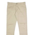 DICKIES Mens Twill Trousers Beige Regular Skinny W31 L32