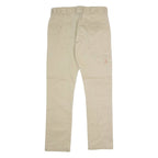 DICKIES Mens Twill Trousers Beige Regular Skinny W31 L32