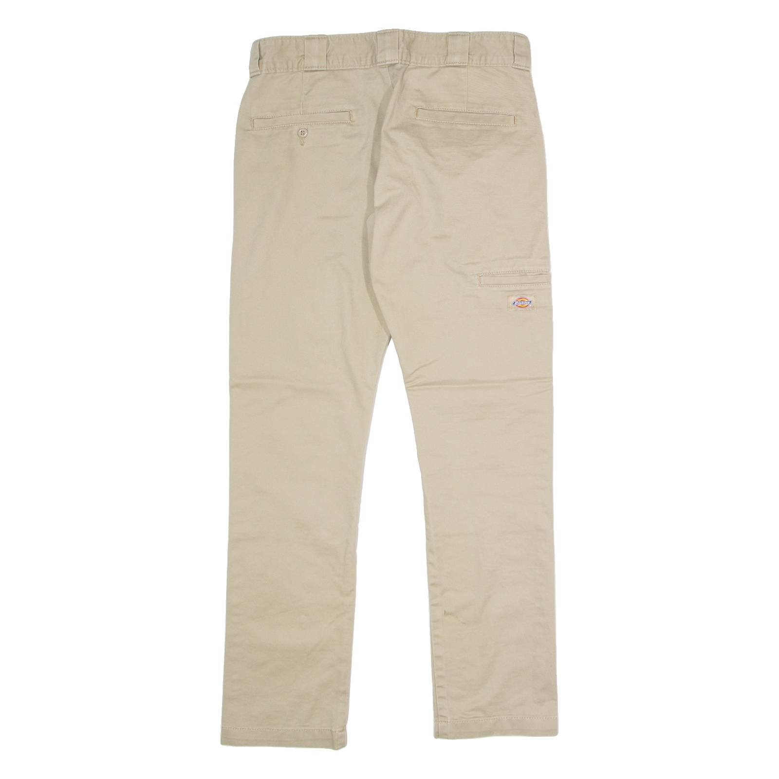 DICKIES Mens Twill Trousers Beige Regular Skinny W31 L32