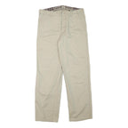 LEE COOPER Mens Cotton Blend Beige Regular Fit Straight Trousers W32 L31 Casual