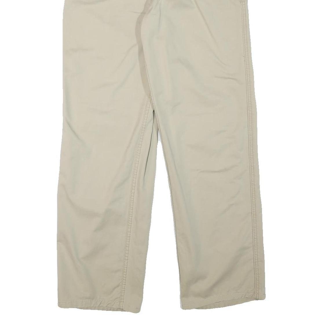 LEE COOPER Mens Cotton Blend Beige Regular Fit Straight Trousers W32 L31 Casual