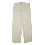 LEE COOPER Mens Cotton Blend Beige Regular Fit Straight Trousers W32 L31 Casual
