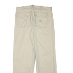 LEE COOPER Mens Cotton Blend Beige Regular Fit Straight Trousers W32 L31 Casual