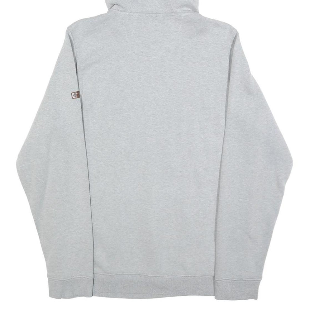 COLUMBIA Mens Grey Hoodie S Cotton Blend Pullover Casual Lightweight