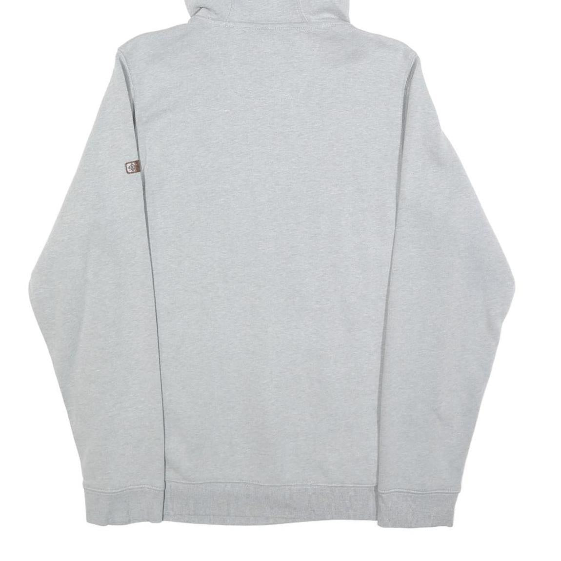 COLUMBIA Mens Grey Hoodie S Cotton Blend Pullover Casual Lightweight