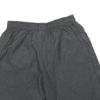 ADIDAS Mens Grey Casual Shorts L W30 Polyester Blend 3 Stripe Sportswear