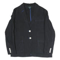 LAUREN RALPH LAUREN Womens Black Button Jacket UK 8 Polyester Blend Classic