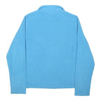 THE NORTH FACE Womens Blue Plain Pullover Crew Neck Regular Fit L Polyester
