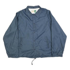 WEAR GUARD Mens Blue Button Jacket XL Polyester Plain Lightweight Casual