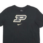 NIKE Mens Black P Graphic T-Shirt M Short Sleeve Crew Neck Cotton Casual