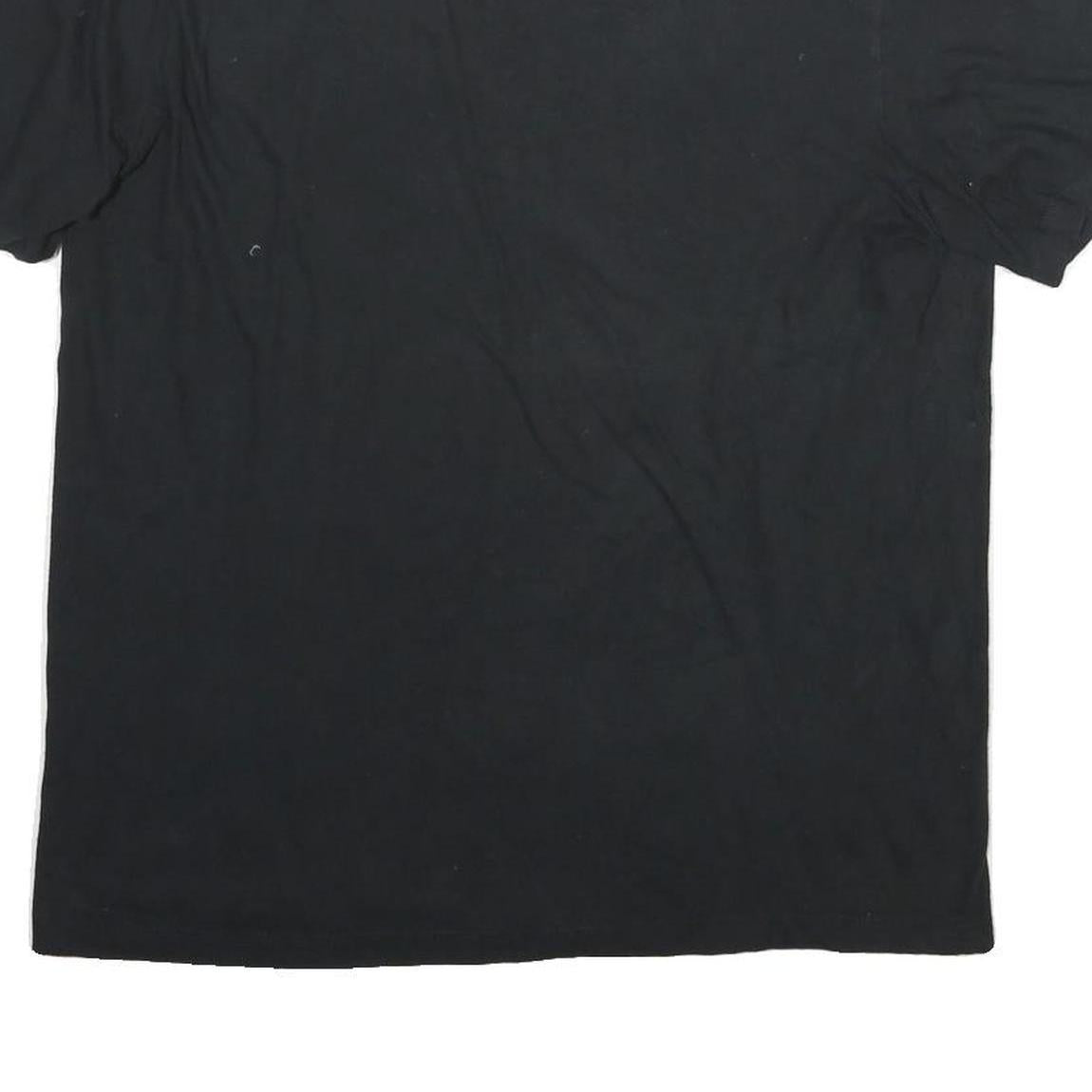 NIKE Mens Black P Graphic T-Shirt M Short Sleeve Crew Neck Cotton Casual