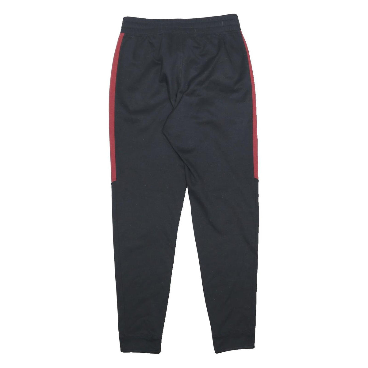UNDER ARMOUR Mens Joggers Black & Burgundy Slim Tapered M W28 L30 Logo