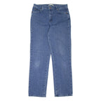 LEE Womens Jeans Blue Relaxed Straight W32 L32