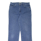 LEE Womens Jeans Blue Relaxed Straight W32 L32