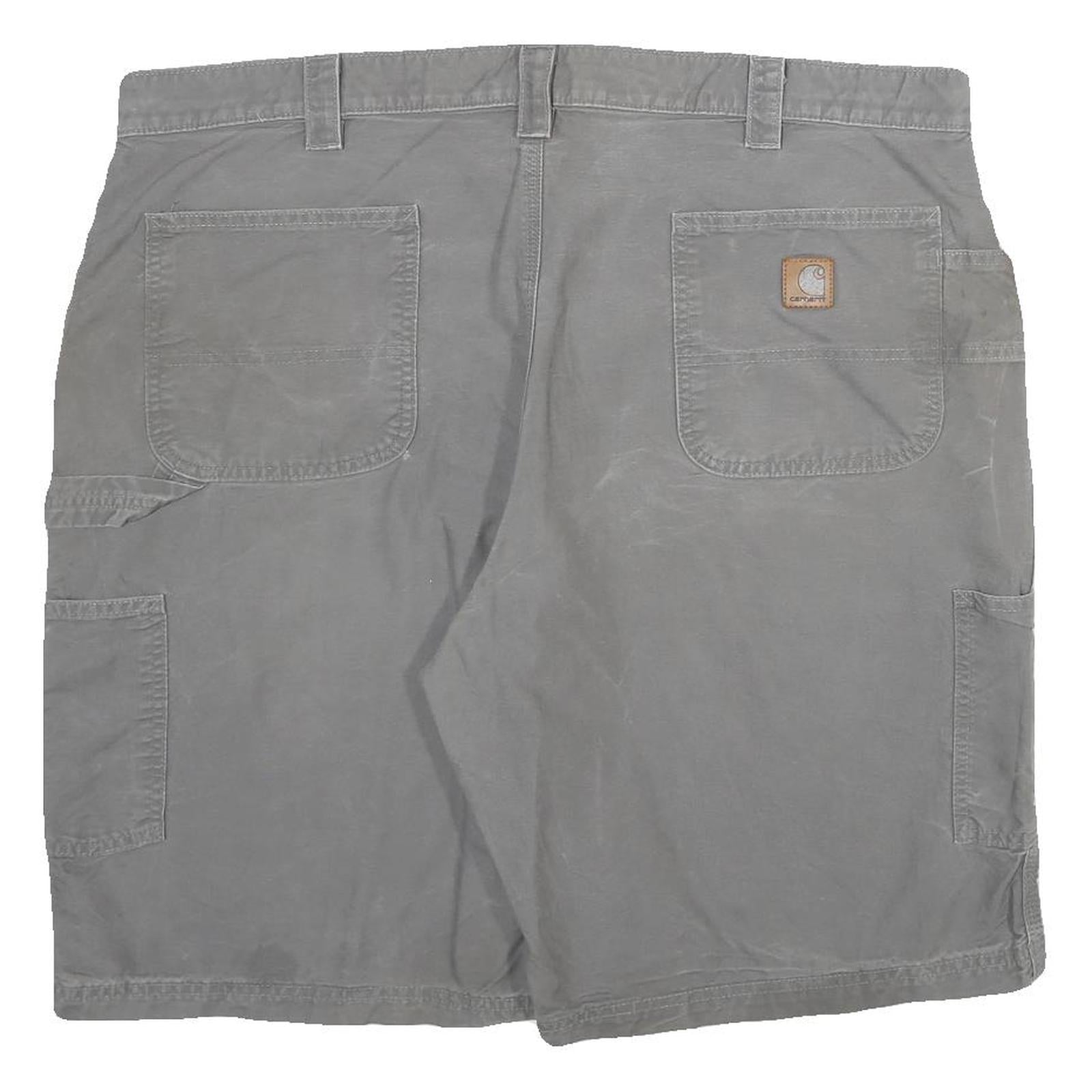 CARHARTT Mens Shorts Grey Casual Cotton 2XL W42 Workwear Pockets