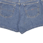TOMMY HILFIGER Womens Denim Blue Cotton Shorts UK 12 W32 Classic Fit Casual